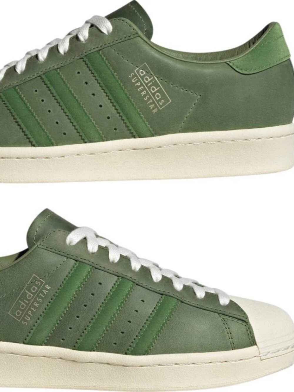 adidas Superstar Vintage Unisex 7m/8w Casual Shoes Crew Green JI0318 NEW